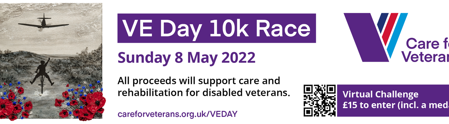 VE Day Virtual 10K banner image