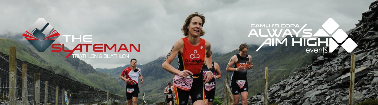 Slateman Triathlon & Duathlon 2023 banner image