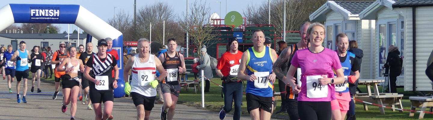 Skegness 10k 2025 banner image