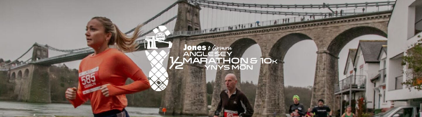 Jones o Gymru Anglesey Half Marathon & 10k 2026 banner image