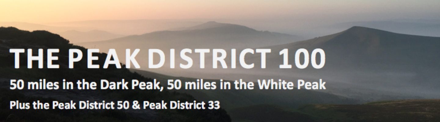 Peak District 100 Ultramarathon (inc Peak District 50 & 33) banner image