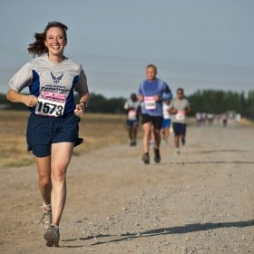 Run the length of the coast of the UK in February