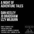 A Night of Adventure Tales - 15 March