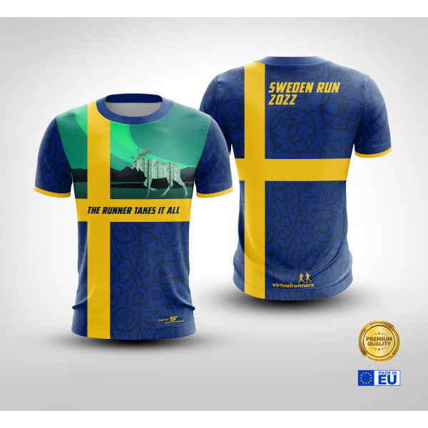 Limited Sweden Run 2022 Finisher Shirt - Delivery AFTER the Run